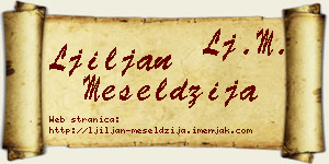 Ljiljan Meseldžija vizit kartica